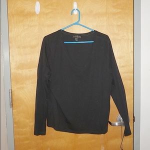 Donated - Basic black v-neck